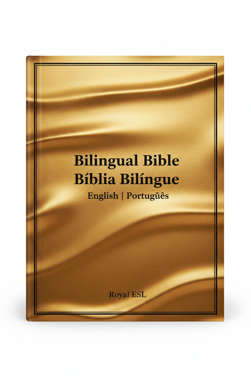 Bilingual Bible - Gold Cover - Royal ESL