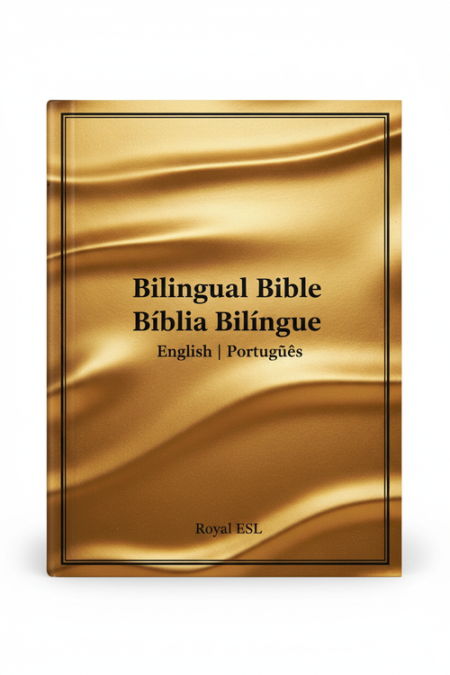Bilingual Bible - Gold Cover - Royal ESL