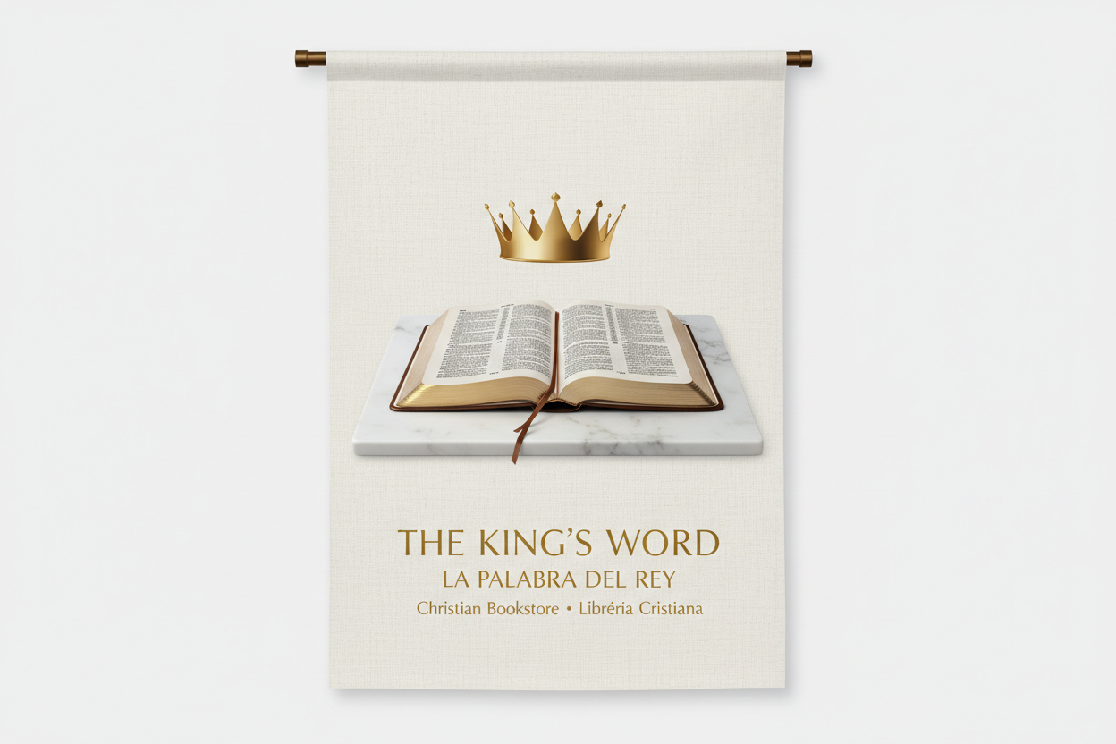 Minimalist Royal Bible Banner